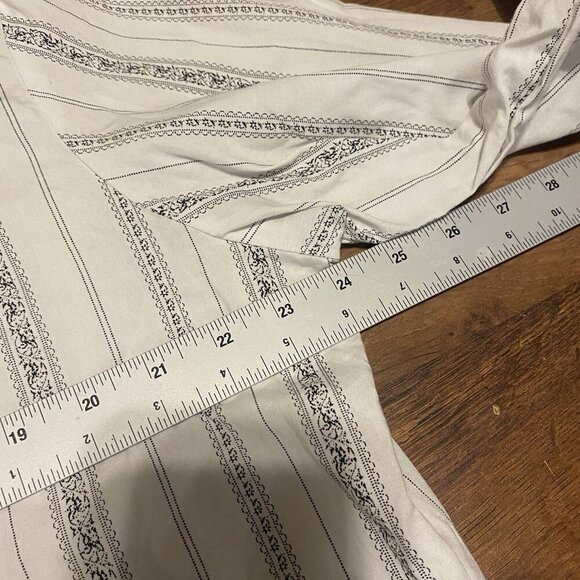 Pop Icon Shirt Mens XXLarge Black Button Up Embroidered Goth Club Western - Picture 4 of 6